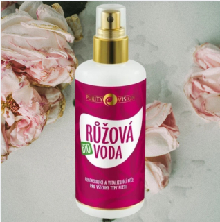 Purity Vision Růžová voda BIO 200 ml